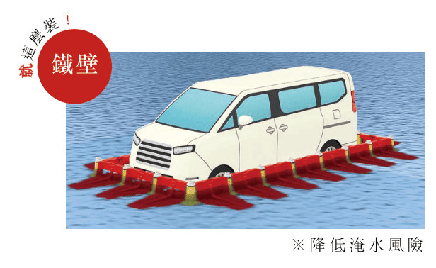 新世代防洪擋水板 プラバリア 1